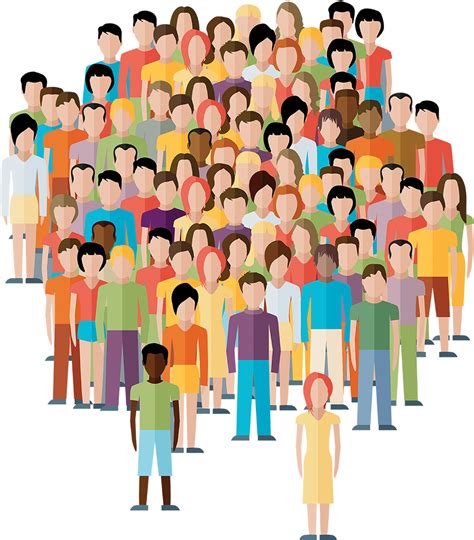Crowd Of People PNG, Vector And Transparent Clipart Images .